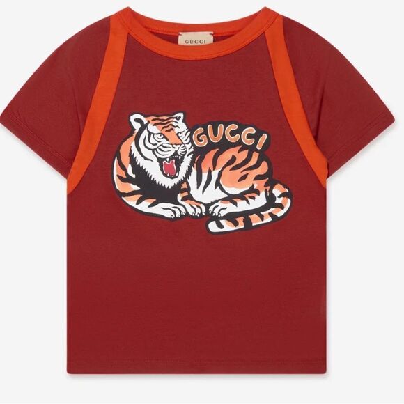 GUCCI BOYS TIGER TSHIRT 5Y - Picture 7 of 12